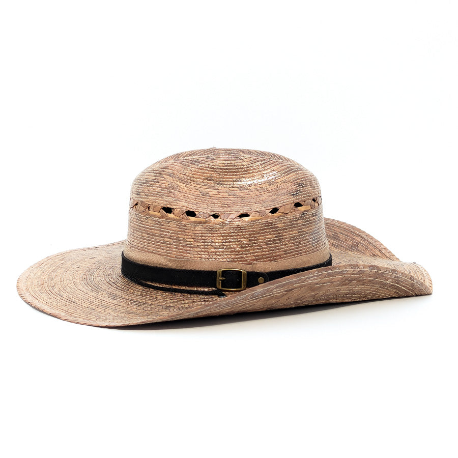 Dark Palm Rancher - Palm Straw Hat