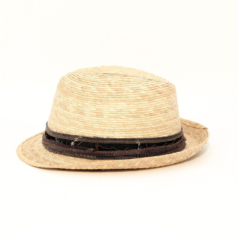 Light Palm Fedora - Palm Straw Hat