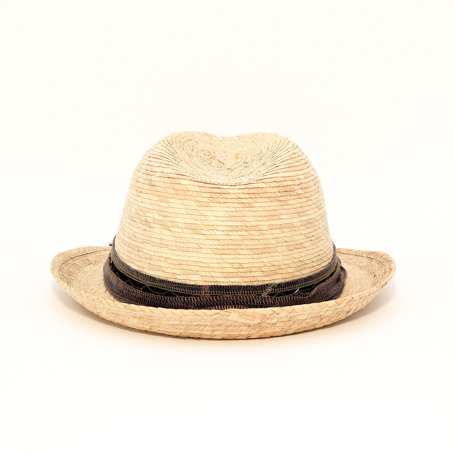 Light Palm Fedora - Palm Straw Hat