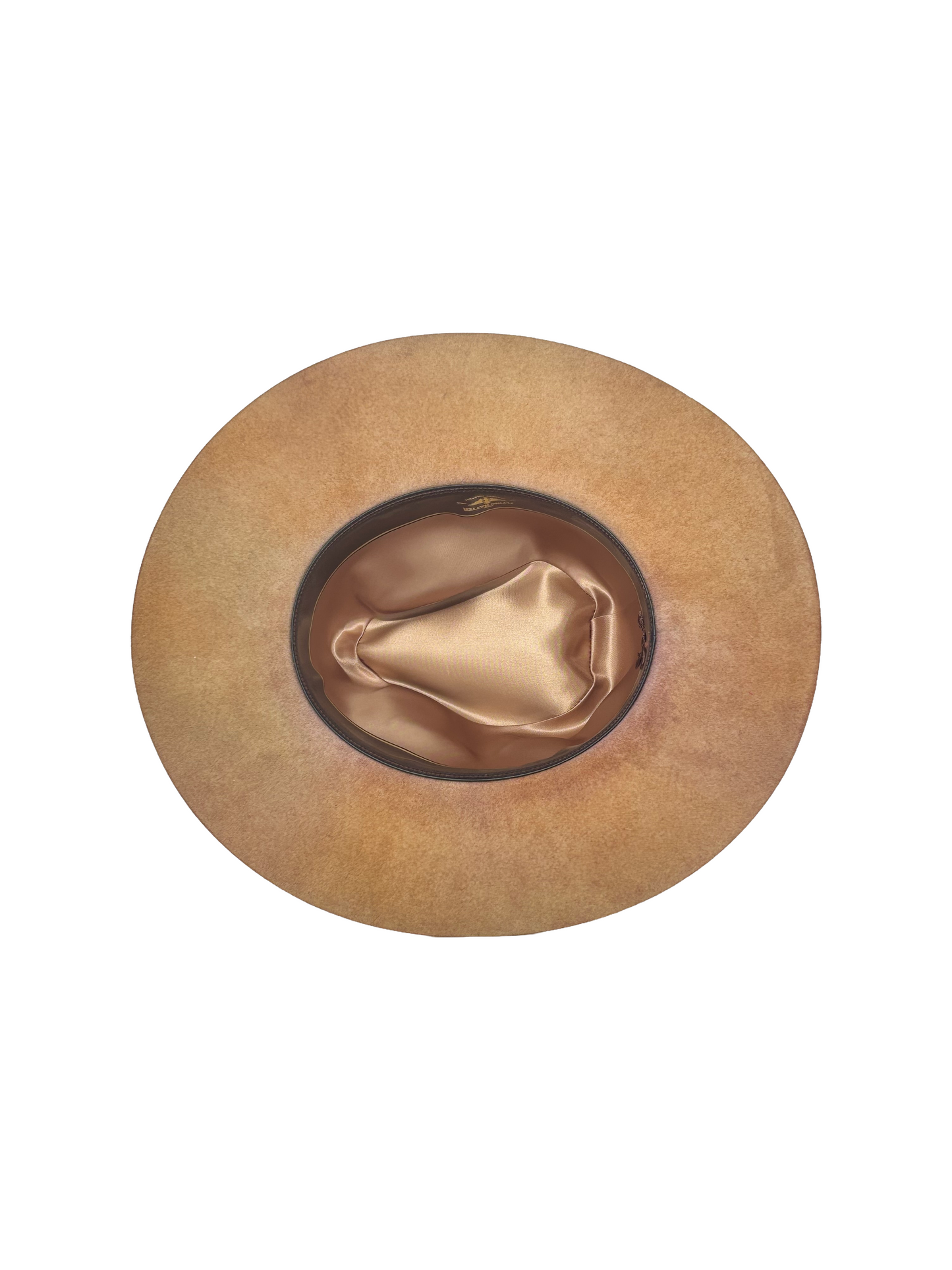 Burnt Copper Pinched- Custom Felt Hat