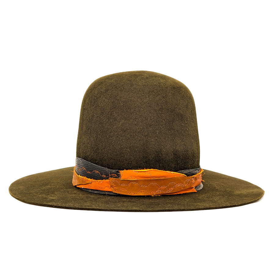 Olive Open - Custom Felt Hat
