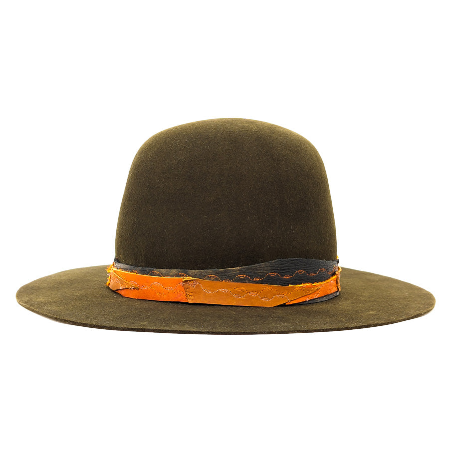 Olive Open - Custom Felt Hat