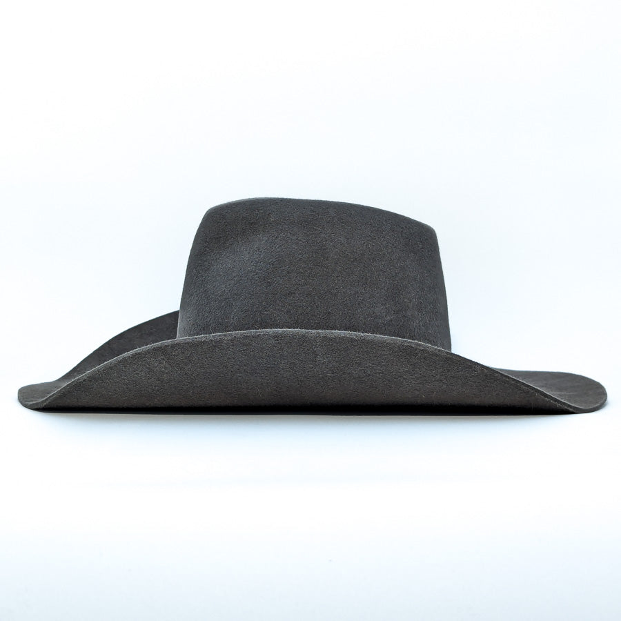 Dark Grey Clint Upturned - Felt Hat