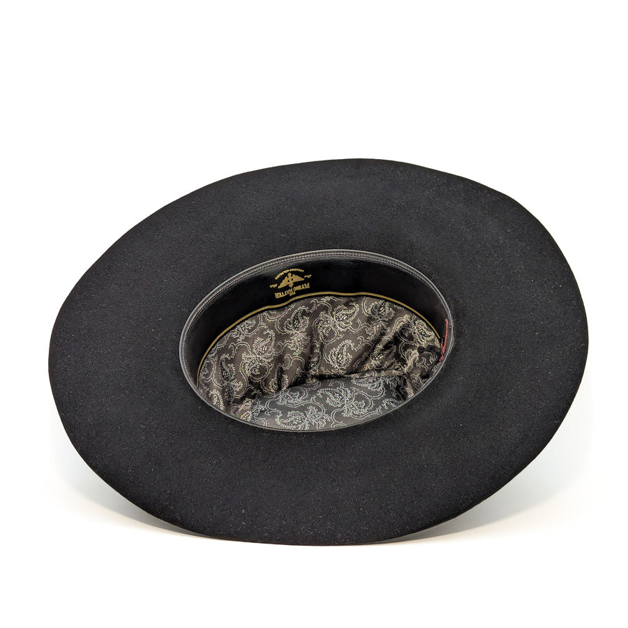 Black Pinched - Custom Felt Hat