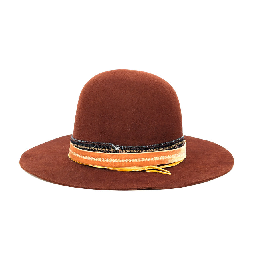 Burnished Copper Open - Custom Felt Hat