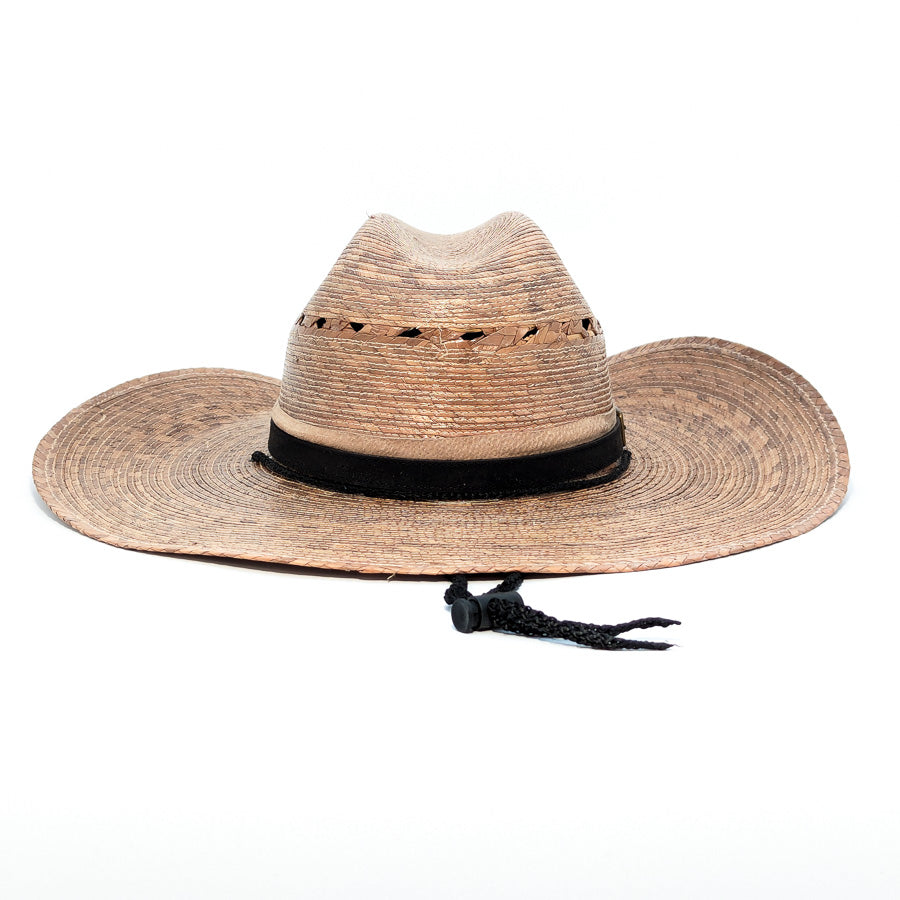 Dark Palm Rancher - Palm Straw Hat