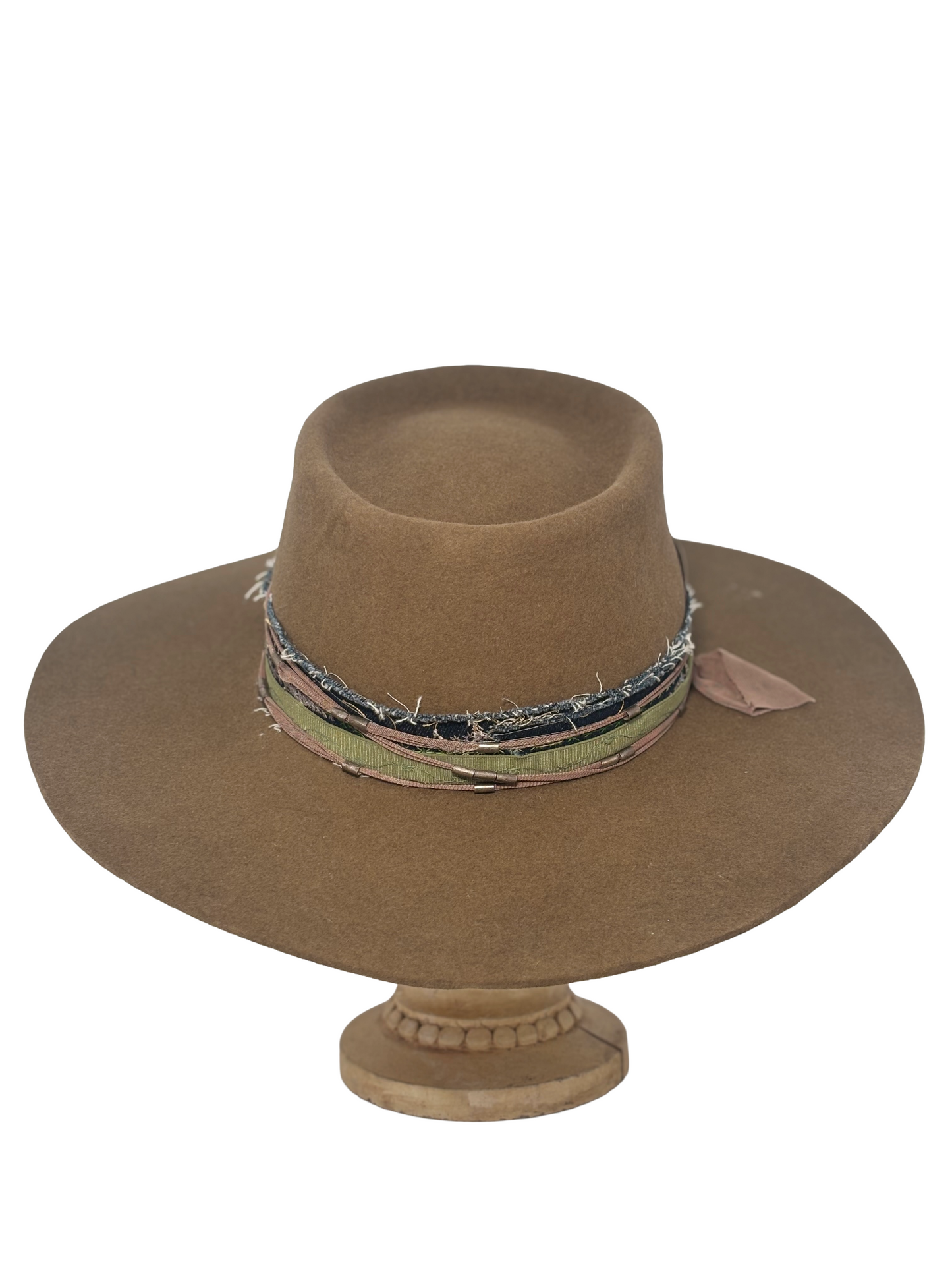 Pecan round- Custom felt Hat