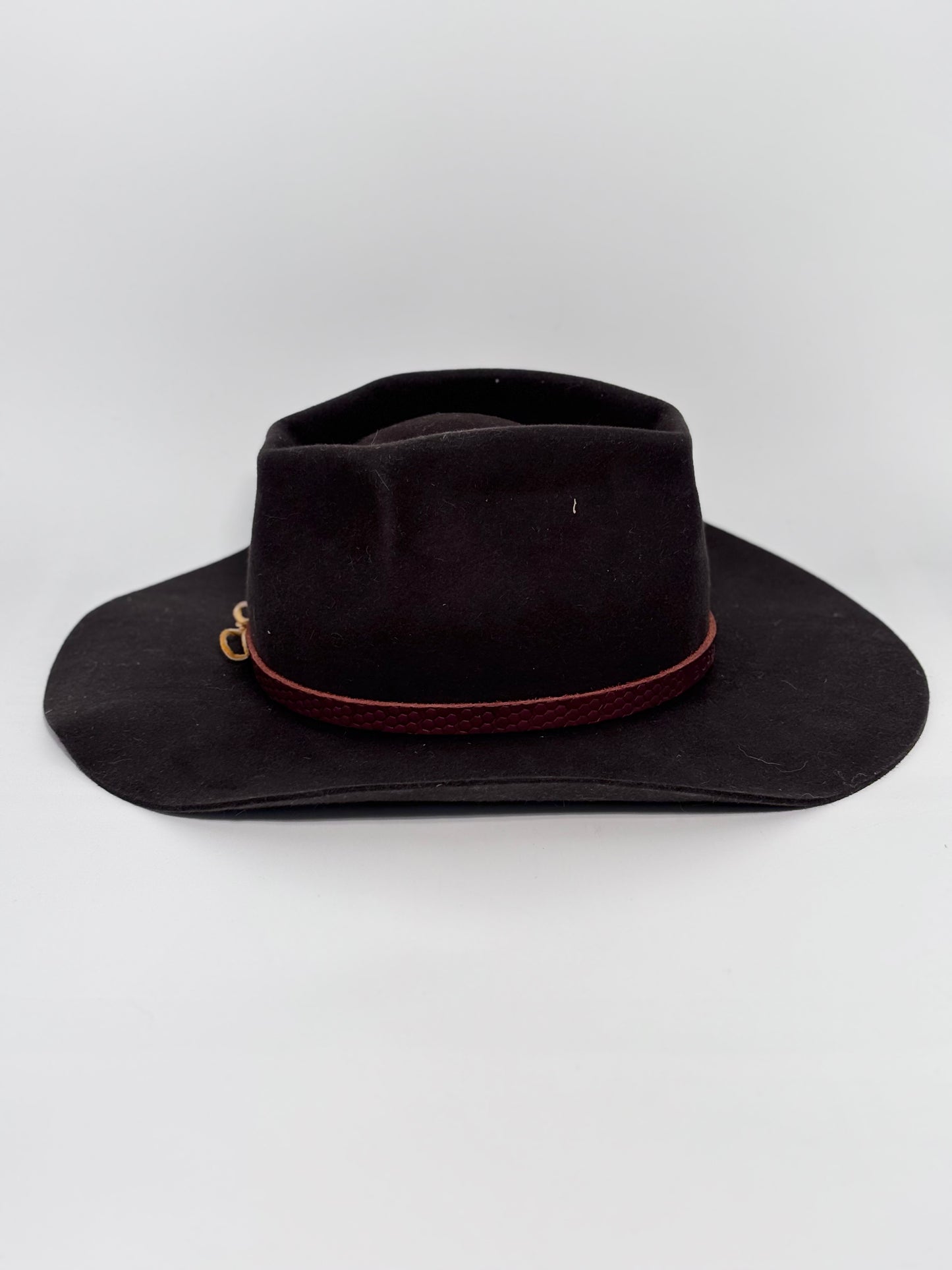 Steel Gray Coffin- Custom Felt Hat