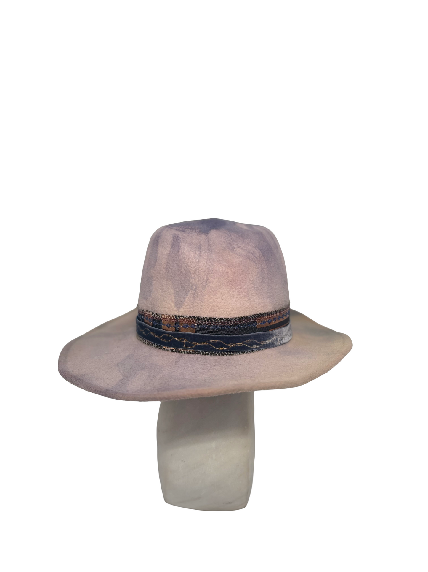 Hand Dyed Milliner Style hat