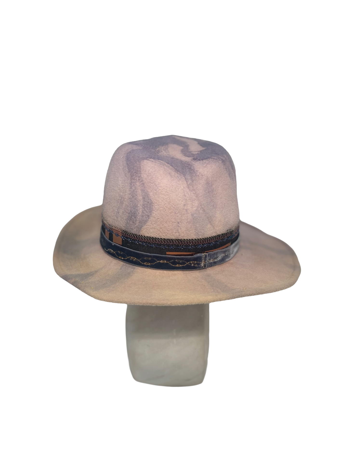 Hand Dyed Milliner Style hat