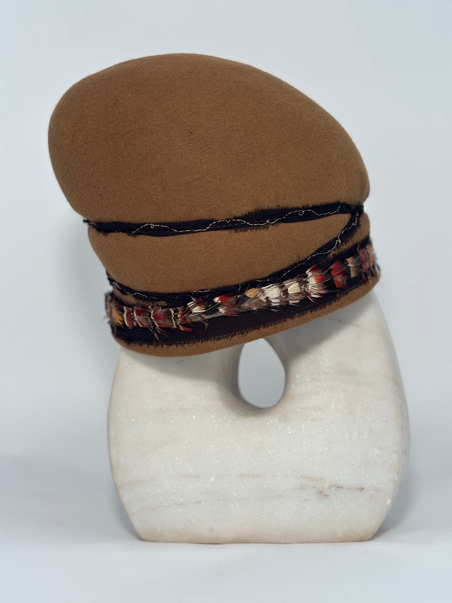 Beret Style Milliner Felt Hat
