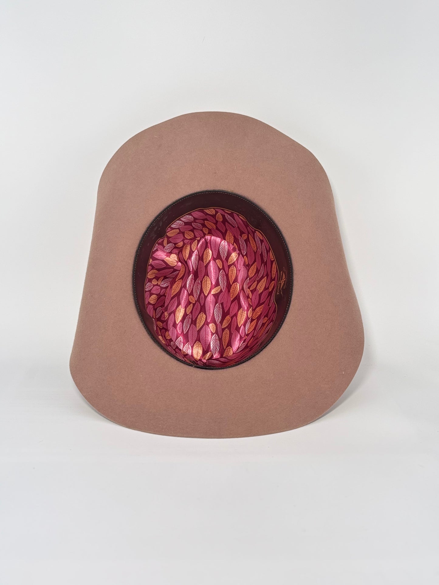 Dusty Rose- Painted Custom Felt Hat