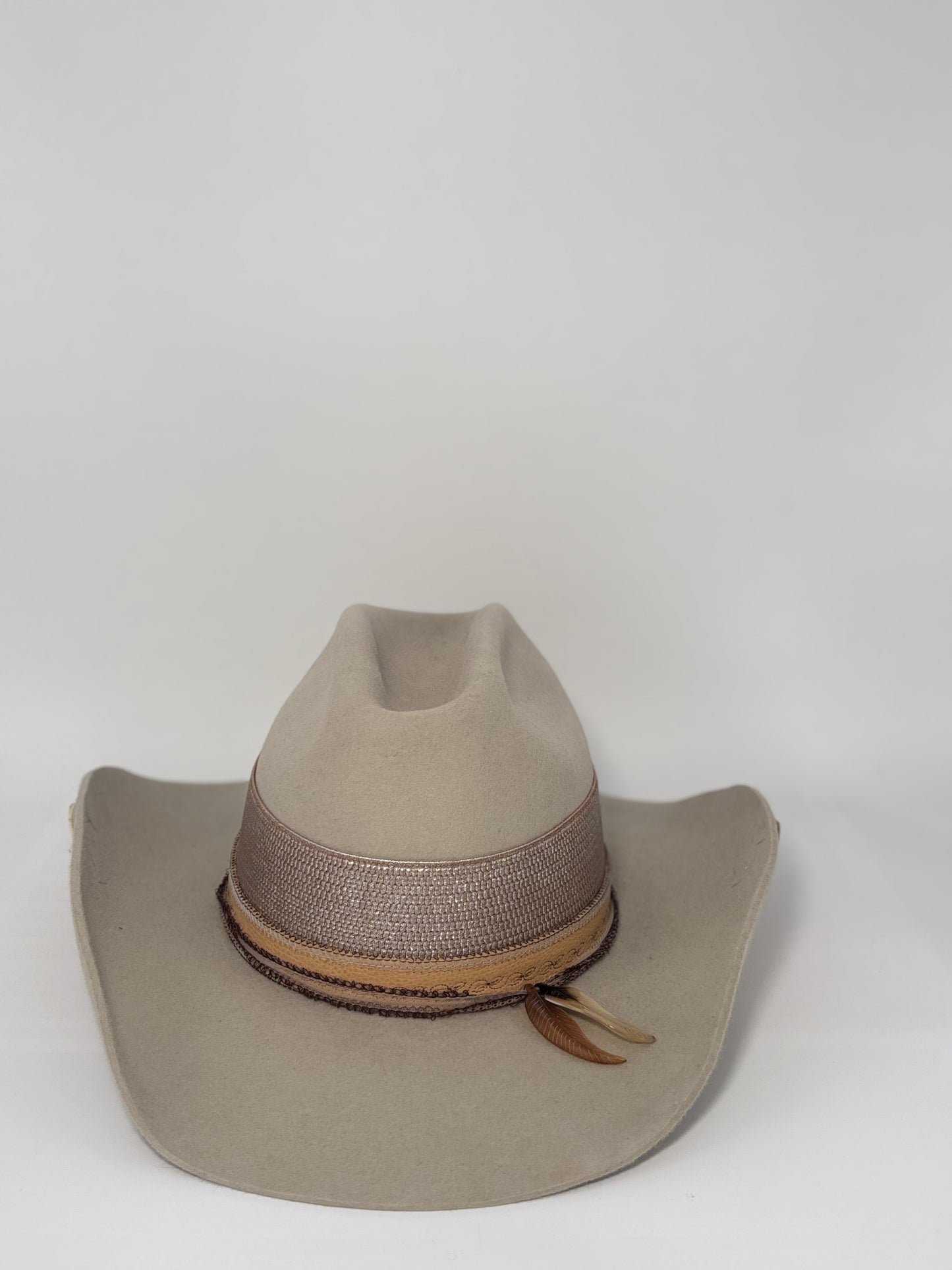 Gray Pinched Crease- Custom Felt Hat
