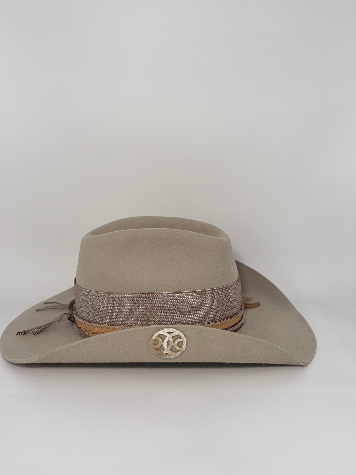 Gray Pinched Crease- Custom Felt Hat