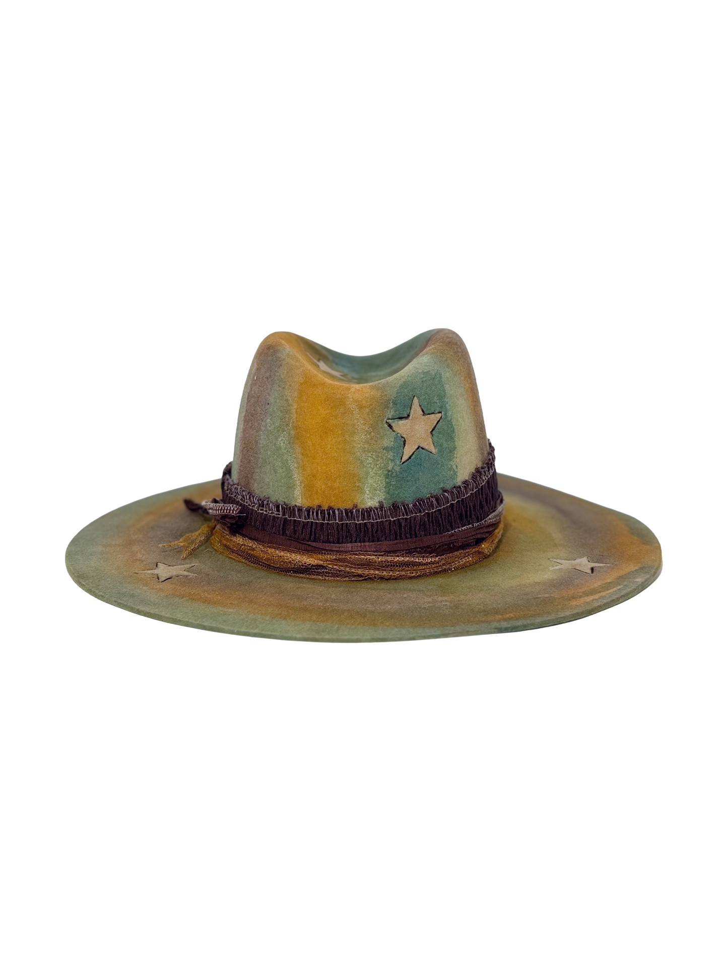Starshine -Custom Handmade Felt Hat