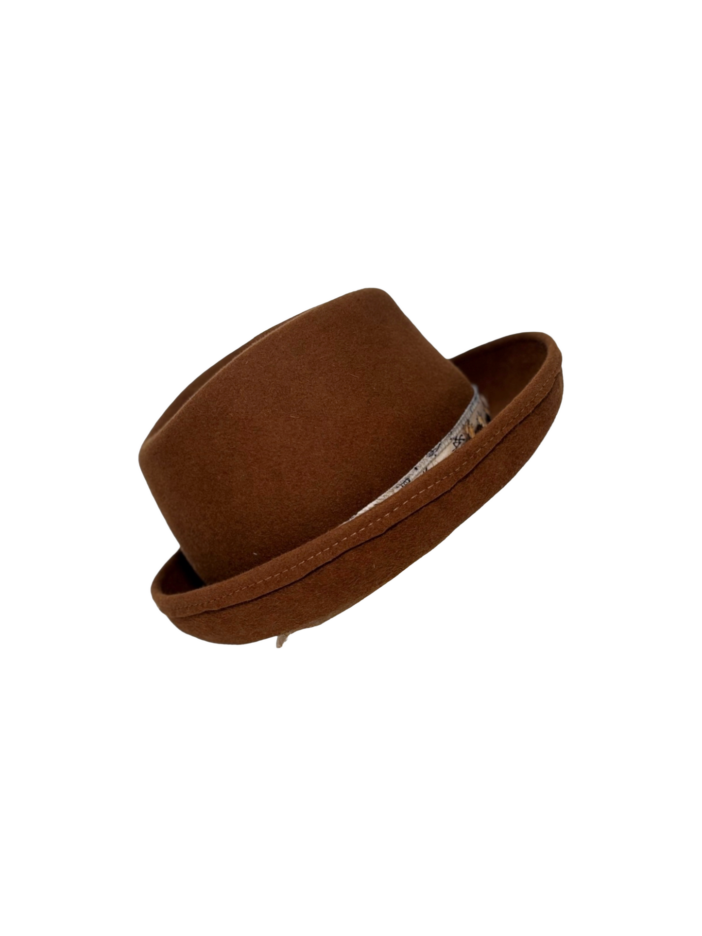 Brown Milliner- Custom Felt Hat